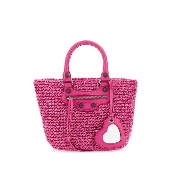 Balenciaga Le Cagole Panier Tote Bag Pink - Picture 1 of 3